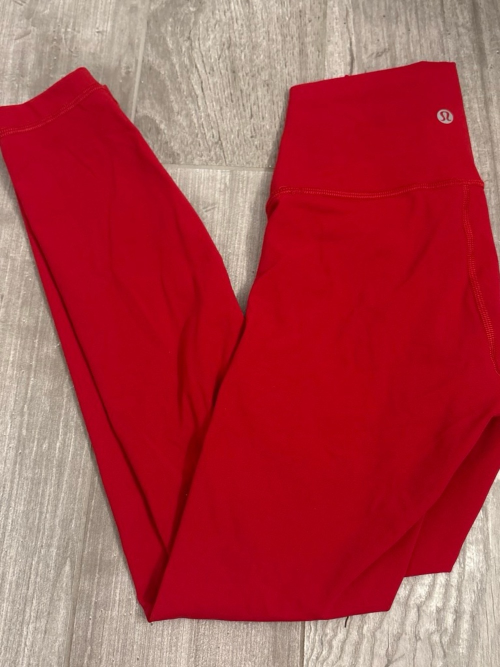 Red Lululemon Leggings